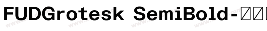 FUDGrotesk SemiBold字体转换 FUDGrotesk SemiBold字体转换